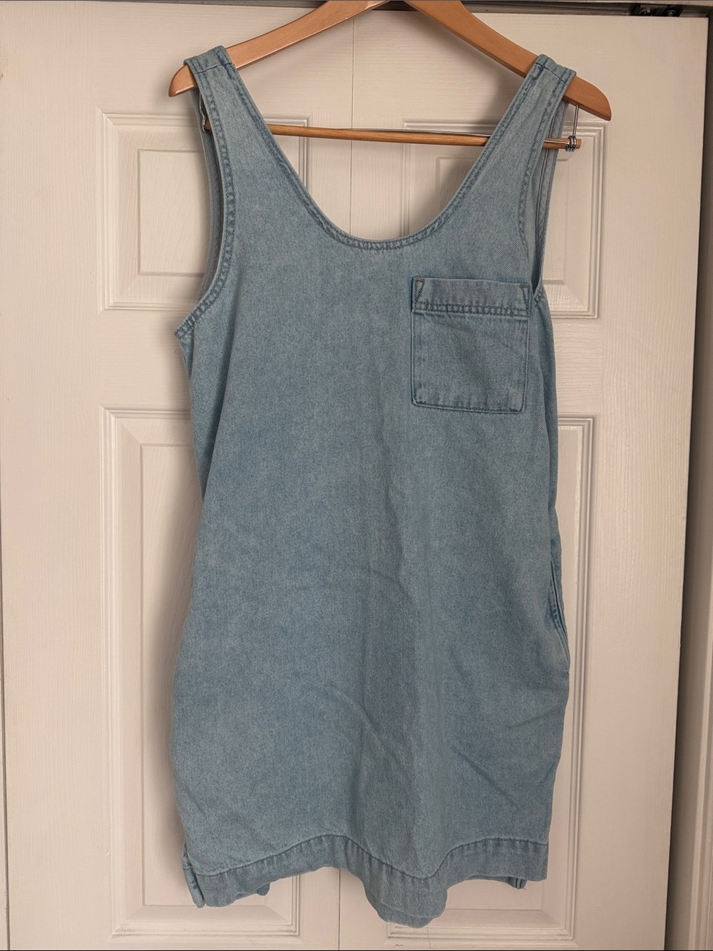 Universal Thread Light Blue Denim Midi Dress